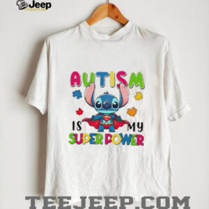 Stitch superman autism is my super power shirt3