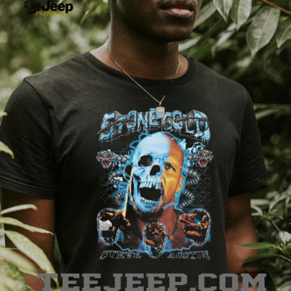 Stone Cold Steve Austin Heavyweight Black T Shirt