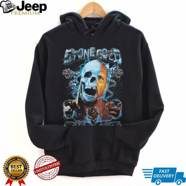 Stone Cold Steve Austin Heavyweight Black T Shirt