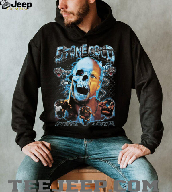 Stone Cold Steve Austin Heavyweight Black T Shirt
