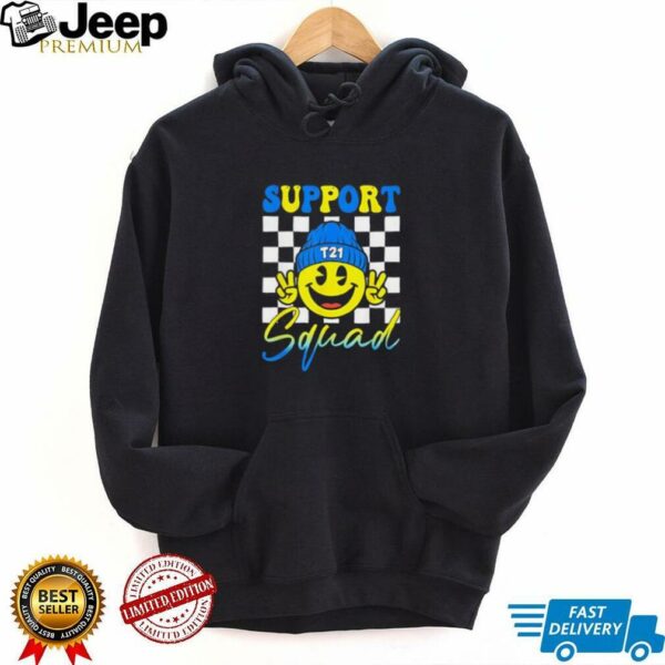 Support Squad T21 Down Syndrome Awareness shirt