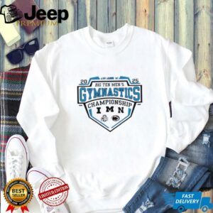 SwJkRtqr Big Ten Fanaticity 2025 Big Ten Mens Gymnastics Tournament shirt3