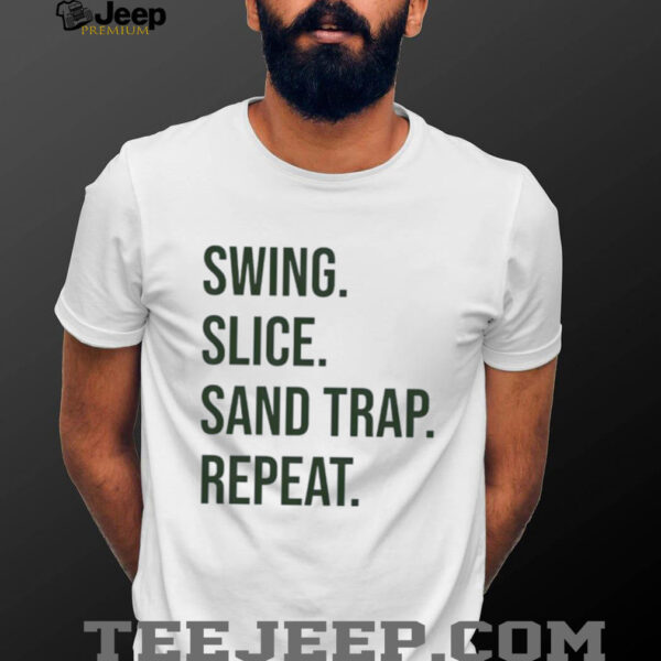 Swing slice sand trap repeat shirt