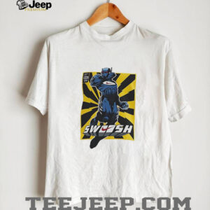 Swoosh robot retro shirt