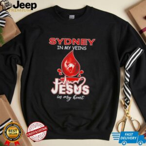 Sydney Swans in my veins Jesus in my heart drop...