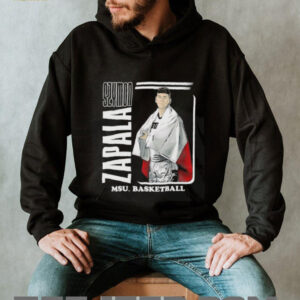 Szymon Zapala MSU basketball cartoon shirt