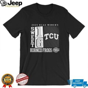 TCU Horned Frogs 2025 NCAA Womens March Madness Sweet 16 No Look Pass shirt3