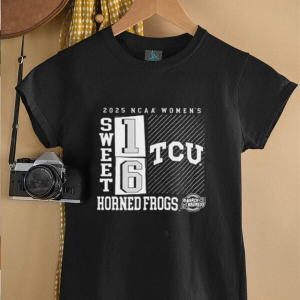 TCU Horned Frogs 2025 NCAA Women’s March Madness Sweet 16 No Look Pass shirt
