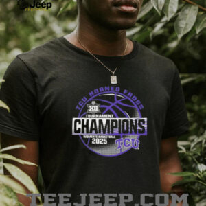 TCU Horned Frogs Womens Basketball Tournament Champions 2025 shirt3