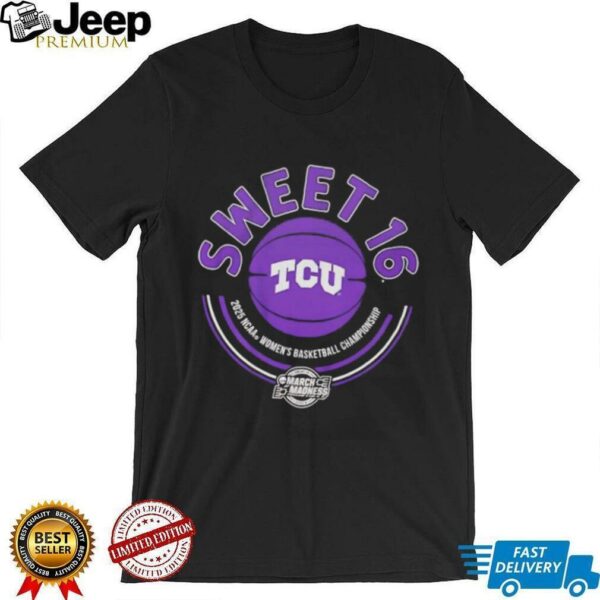 TCU Womens Basketball 2025 Sweet Sixteen unisex t shirt