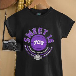 TCU Womens Basketball 2025 Sweet Sixteen unisex t shirt3