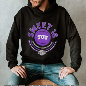 TCU Womens Basketball 2025 Sweet Sixteen unisex t shirt4