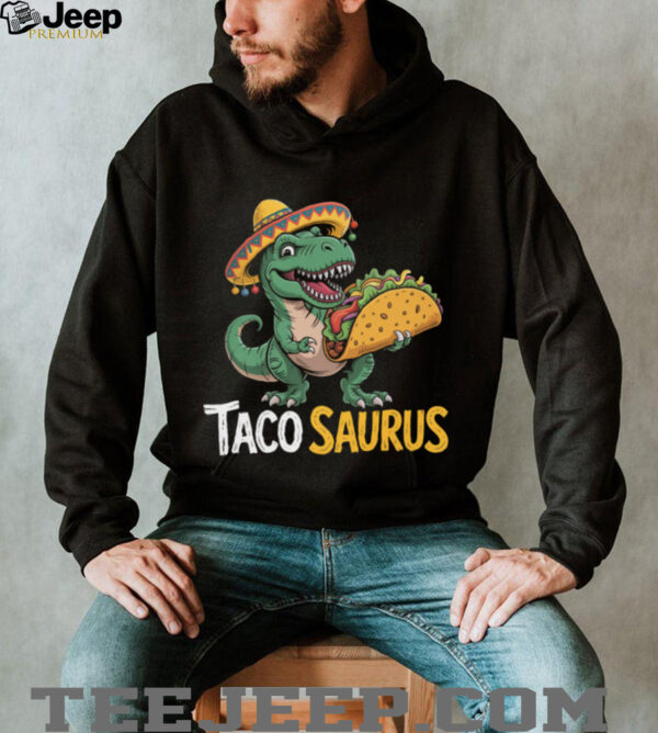 Tacosaurus Funny Taco Lover Men Kids T Rex Dinosaur T Shirt