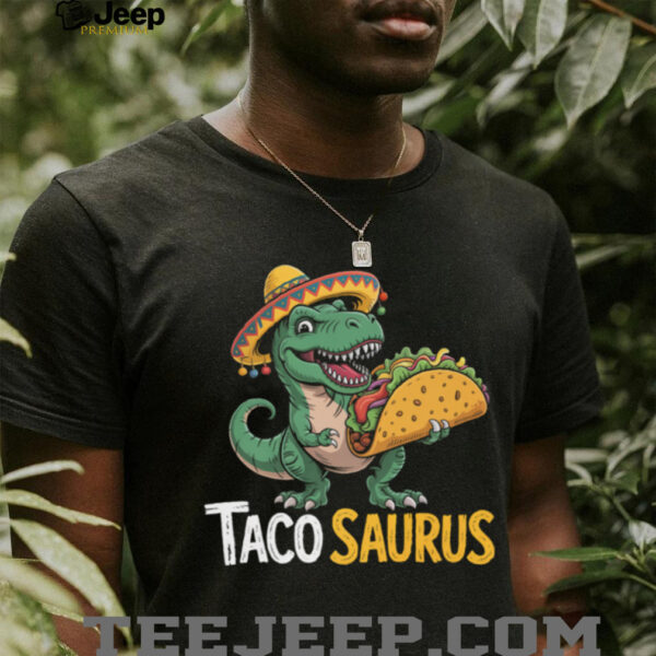 Tacosaurus Funny Taco Lover Men Kids T Rex Dinosaur T Shirt