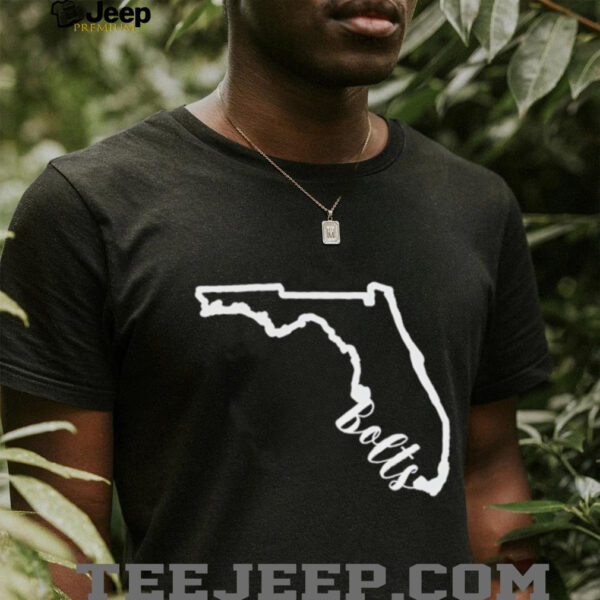 Tampa Bay Lightning map shirt