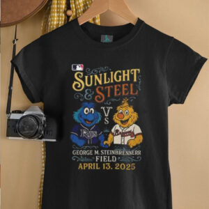 Tampa Bay Rays vs Atlanta Braves Sunlight Steel George M. Steinbrenner Field shirt0