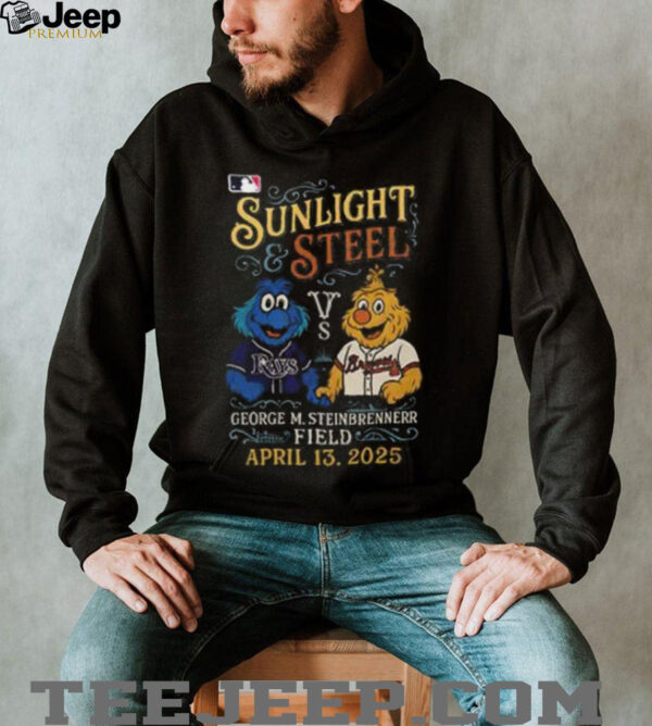 Tampa Bay Rays vs Atlanta Braves Sunlight Steel George M. Steinbrenner Field shirt