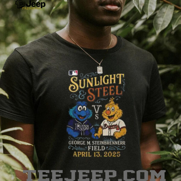 Tampa Bay Rays vs Atlanta Braves Sunlight Steel George M. Steinbrenner Field shirt