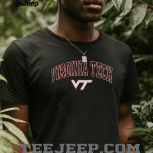 Tech Hokies Champion Arched  T Shirt