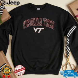 Tech Hokies Champion Arched  T Shirt