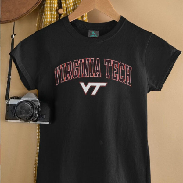 Tech Hokies Champion Arched  T Shirt
