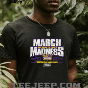 Tennessee Tech Golden Eagles Womens Basketball 2025 NCAA March Madness Bound Shirt1