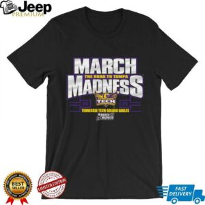 Tennessee Tech Golden Eagles Womens Basketball 2025 NCAA March Madness Bound Shirt3