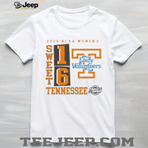 Tennessee Volunteers 2025 NCAA Womens Basketball Tournament March Madness Sweet 16 No Look Pass shirt2