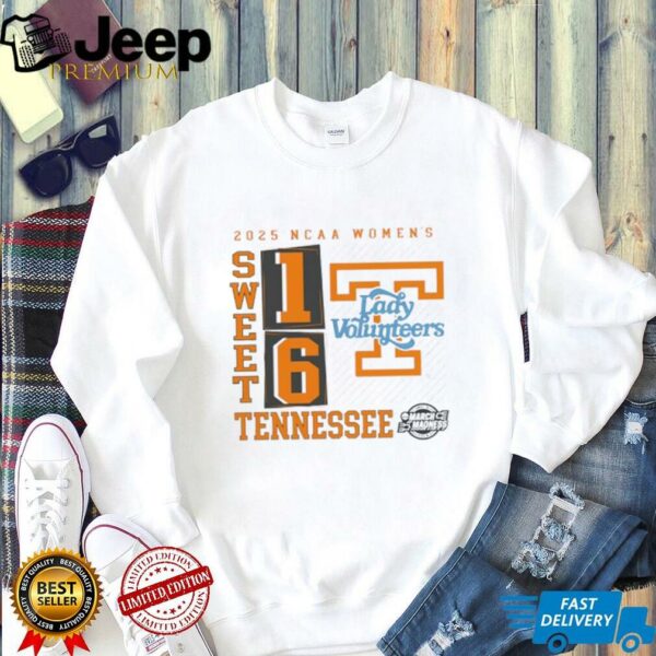 Tennessee Volunteers 2025 NCAA Women’s Basketball Tournament March Madness Sweet 16 No Look Pass shirt