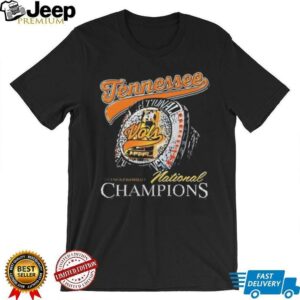 Tennessee Volunteers baseball national champions ring shirt