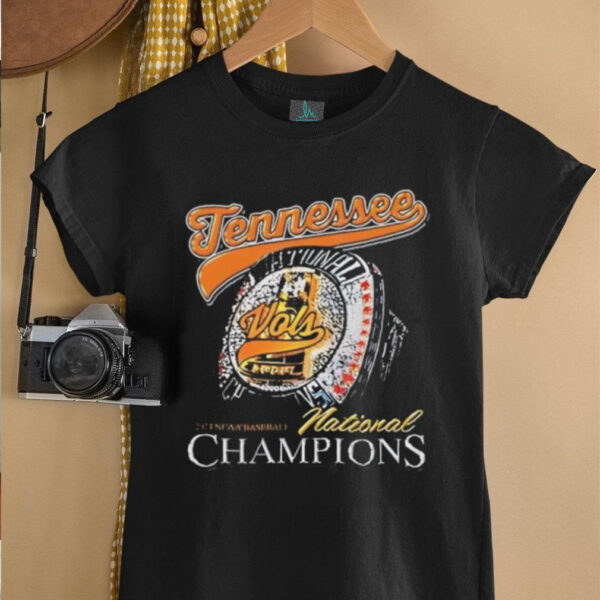 Tennessee Volunteers baseball national champions ring shirt