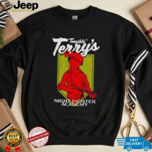 Terrible Terry night fighter academy cartoon shirt2