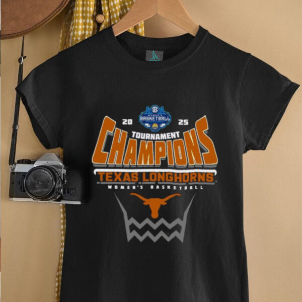 Texas Longhorns 2025 SEC Women’s Basketball Conference Tournament Champions Shirt