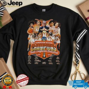 Texas Longhorns 2025 Womens Basketball Final Four birmingham regional signatures shirt0