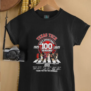 Texas Tech mens basketball 100 seasons 1925 2025 thank you for the memories unisex t shirt3