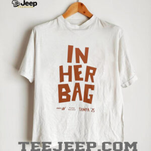 Texas Women’s Basketball in her bag shirt