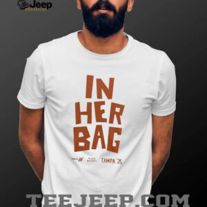 Texas Women’s Basketball in her bag shirt