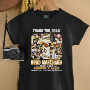 Thank you Brad Marchand 2009 2025 forever a Bruin shirt