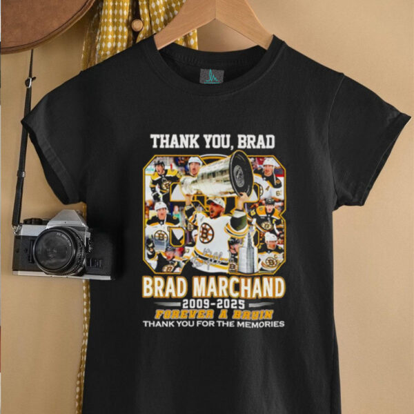 Thank you Brad Marchand 2009 2025 forever a Bruin shirt