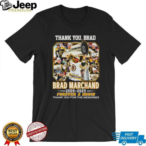 Thank you Brad Marchand 2009 2025 forever a Bruin shirt