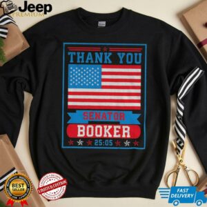 Thank you Senator Cory Booker 25 05 American flag shirt2