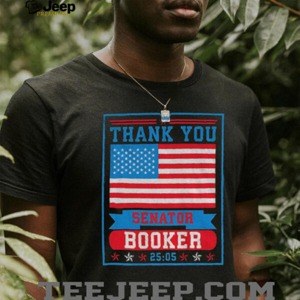 Thank you Senator Cory Booker 25 05 American flag shirt