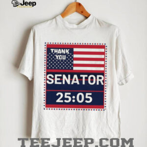 Thank you Senator Cory Booker 25 hours 5 minutes American flag shirt