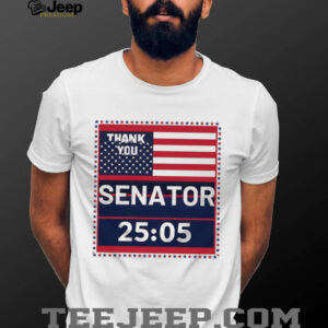 Thank you Senator Cory Booker 25 hours 5 minutes American flag shirt