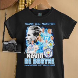 Thank you maestro Kevin De Bruyne Manchester City 2015 2025 shirt