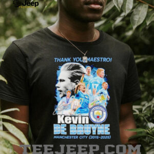 Thank you maestro Kevin De Bruyne Manchester City 2015 2025 shirt3