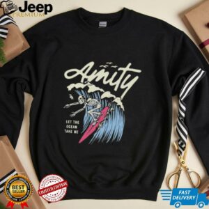 The Amity Affliction surfin’ skeleton shirt