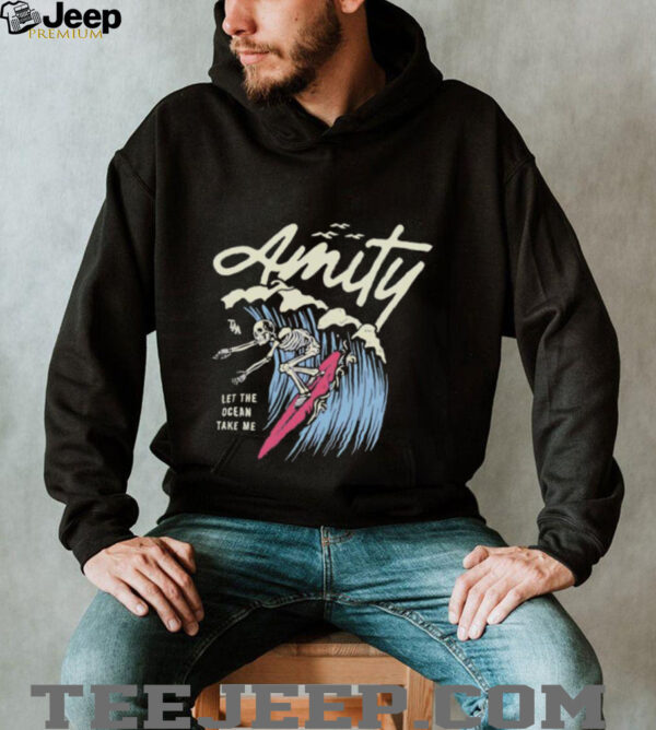 The Amity Affliction surfin’ skeleton shirt
