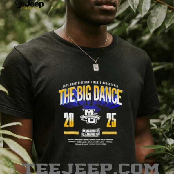 The Big Dance 2025 NCAA Division I Men’s Basketball Marquette Golden Eagles shirt