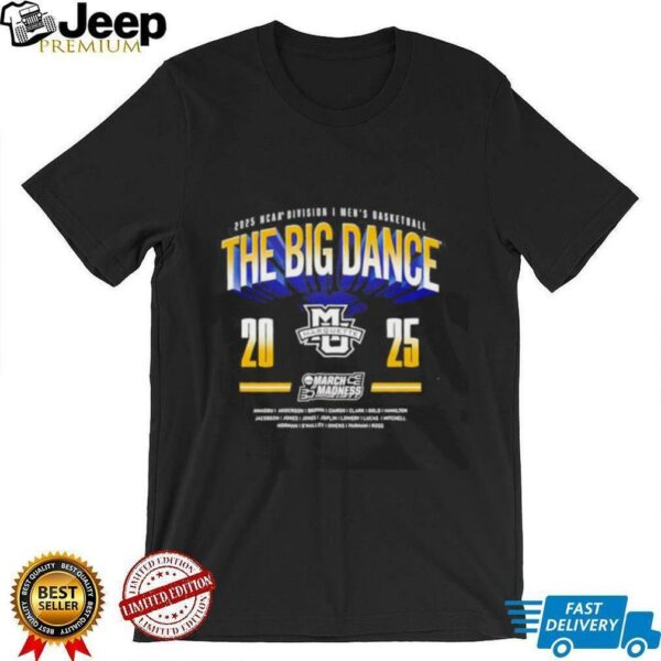 The Big Dance 2025 NCAA Division I Men’s Basketball Marquette Golden Eagles shirt